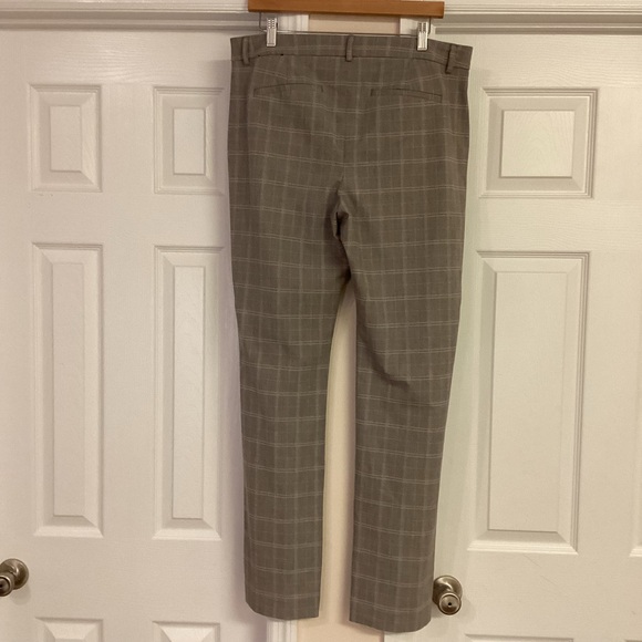 Express Editor Mid Rise Plaid Bootcut Pants - Picture 6 of 10